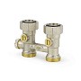Узелы нижнего подключения VARMEGA VM138 DN20 прямой однотрубный 3/4''x3/4'' евроконус, с байпасом муфта-штуцер купить в Самаре | "Проконсим"
