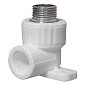Угольник установочный ПП 20-1/2'' PN 25 с наружной резьбой белый VALFEX  купить в Самаре | "Проконсим"