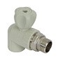 Кран шаровой для радиатора угловой VALFEX 25 PN 25 G-1/2'' серый купить в Самаре | "Проконсим"