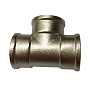 Тройники латунные никелированные DN 15-50 PN 40 муфта-муфта-муфта купить в Самаре | "Проконсим"