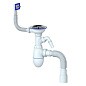 Сифон для мойки Unicorn В435V, 40х50 гибкий отвод, 3 1/2'' х40 с отводом для стиральной машины, прямоугольный перелив купить в Самаре | "Проконсим"
