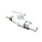 Кран шаровой полнопроходной VALFEX 20 PN 25 с двусторонним разъемным соединением белый купить в Самаре | "Проконсим"