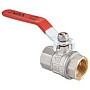 Кран латунный шаровой MVI BV.511 DN 15 PN 40 никелированный полнопроходной муфта-муфта рычаг купить в Самаре | "Проконсим"