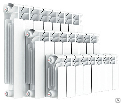  Радиатор биметаллический 20 секц, ширина 1600мм, RIFAR  2780Вт подк. боковое (930350039) со склада Проконсим в Самаре