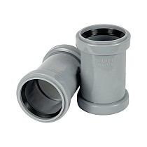 Муфта двухраструбная VALFEX DN -50 для внутренней канализации соединительная с перегородкой купить в Самаре | "Проконсим"