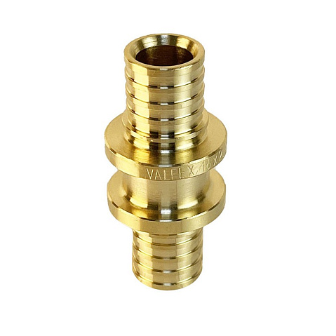 Муфты латунные для PEX труб DN 16-20 PN 16 под надвижную гильзу Valfex VF.403.AF купить в Самаре | "Проконсим"