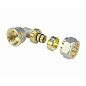 Угольник латунный для PEX труб 16-1/2'' PN 10 обжимной никелированный Valfex VF.352.N  купить в Самаре | "Проконсим"