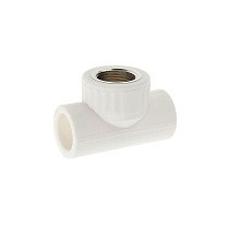 Тройники ПП DN 20-40 PN 25 комбинированные с внутренней резьбой белые PlasticPro купить в Самаре | "Проконсим"