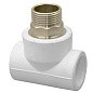 Тройник комбинированный ПП 50-1 1/2'' PN 25 под ключ с наружной резьбой белый РТП 10761 купить в Самаре | "Проконсим"