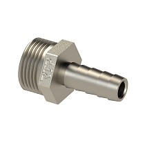 Штуцер никелированный DN 20 PN 40 НР3/4'' с ершом под шланг d20мм прямой купить в Самаре | "Проконсим"