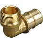 Угольник латунный для PEX труб 16-1/2'' PN 10 OP под надвижную гильзу с наружной резьбой ONE PLUS купить в Самаре | "Проконсим"