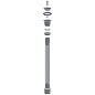 Сифон гофрированный Unicorn D240Р, 40х50 гибкий отвод, 1 1/2'' х40 пластиковая чашка, 1500мм купить в Самаре | "Проконсим"