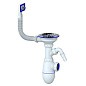 Сифон для мойки Unicorn B430VP, без отвода, 3 1/2'' х40 с отводом для стиральной машины, прямоугольный перелив купить в Самаре | "Проконсим"