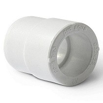Муфты переходные ПП DN 25-125 PN 25 штуцер-муфта белые Pro Aqua купить в Самаре | "Проконсим"