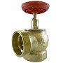 Клапан пожарный латунный КПЛМ DN50 PN16 угловой 90гр. муфта-штуцер с датчиком ДППК 20,5 Апогей купить в Самаре | "Проконсим"