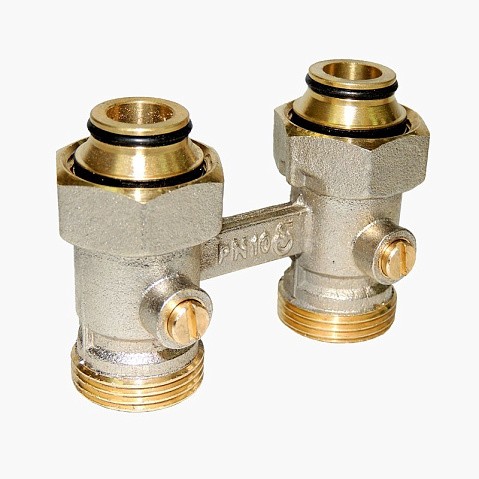 Узел нижнего подключения Vekotrim DN 15 PN 10 прямой двухтрубный 20-3/4'' под евроконус, муфта купить в Самаре | "Проконсим"
