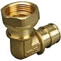 Угольник латунный для PEX труб 16-1/2'' PN 10 OP под надвижную гильзу с накидной гайкой ONE PLUS купить в Самаре | "Проконсим"