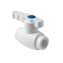 Краны шаровые ПП DN 20-63 PN 25 полный проход белые Pro Aqua купить в Самаре | "Проконсим"