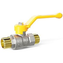 Краны латунные шаровые газовые DN 15-25 PN 40 рычаг штуцер-штуцер LD Pride GAS купить в Самаре | "Проконсим"