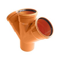 Крестовины DN 110x110x110 45гр. рыжая VALFEX купить в Самаре | "Проконсим"