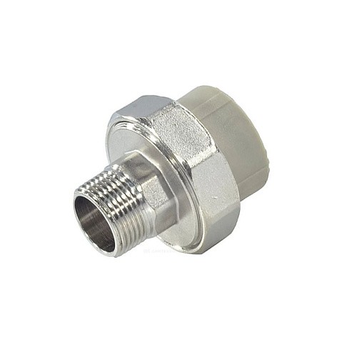 Муфта комбинированная разъёмная VALFEX 20 PN 25 G-1'' американка-НР серая купить в Самаре | "Проконсим"
