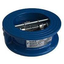 Клапаны обратные 2-створчатые DN 40-300 PN 16  чугунные створки межфланцевые Tecofi CB3448N купить в Самаре | "Проконсим"