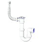Сифон для мойки Unicorn Y421, 1 1/2'' х40 без отвода, чаша из нержавеющей стали, круглый перелив купить в Самаре | "Проконсим"