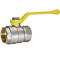 Краны латунные шаровые газовые DN 15-50 PN 25-40 никелированные рычаг муфта-муфта Temper серия 83 ГОСТ Р 59553 купить в Самаре | "Проконсим"