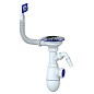Сифон для мойки Unicorn В430V, без отвода, 3 1/2'' х40 с отводом для стиральной машины, прямоугольный перелив купить в Самаре | "Проконсим"