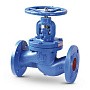 Клапан запорный (вентиль) DN 15 PN 16 фланцевый 130мм до 160гр. графитовый чугунный FAF 2100015 купить в Самаре | "Проконсим"