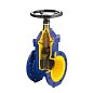 Задвижка чугунная DN 150 PN 16 с обрезиненным клином EPDM 70гр. Zetkama zGAT.111D150C57 купить в Самаре | "Проконсим" (920300110)