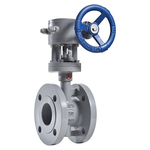 Затвор стальной дисковый DN 250 PN 16 до 425гр. с тройным эксцентриситетом фланцевый с редуктором Арма-Пром ЗПД-САЗ купить в Самаре | "Проконсим"