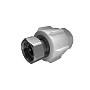 Муфта ПП 20-3/4'' с накидной гайкой белая Политэк
