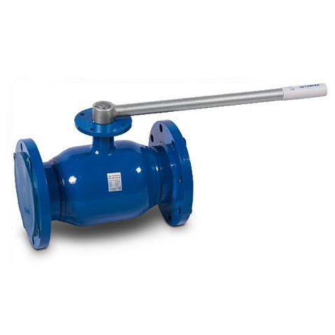 Кран стальной шаровой цельносварной TEMPER КШ.Ц.Ф, DN 150 PN 16, 380мм, стандартнопроходной, фланцевый с ручкой купить в Самаре | "Проконсим"