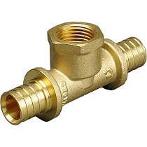 Тройники латунные для PEX труб DN 16-25 PN 10 под надвижную гильзу с внутренней резьбой ONE PLUS купить в Самаре | "Проконсим"
