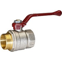 Краны латунные шаровые DN 15-50 PN 25-40 никелированные рычаг муфта-штуцер Temper 88 ГОСТ Р 59553 купить в Самаре | "Проконсим"
