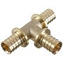 Тройники латунные под надвижную гильзу PEX-PEX DN 16-32 Hipex купить в Самаре | "Проконсим"