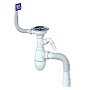 Сифон для мойки Unicorn В435V, 40х50 гибкий отвод, 3 1/2'' х40 с отводом для стиральной машины, прямоугольный перелив купить в Самаре | "Проконсим"
