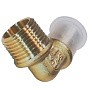 Угольники латунные под надвижную гильзу PEX DN 16-32 с наружной резьбой Hipex купить в Самаре | "Проконсим"
