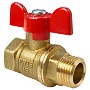 Кран латунный шаровой Valfex.218.LB1 11Б27фт1М DN 15 PN 40 муфта-штуцер бабочка купить в Самаре | "Проконсим"