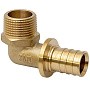 Угольник латунный для PEX труб 16-1/2'' под надвижную гильзу с наружной резьбой MVI SF.632.0404 купить в Самаре | "Проконсим"