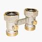 Узел нижнего подключения Vekotrim DN 15 PN 10 прямой двухтрубный 20-3/4'' c накидной гайкой, муфта купить в Самаре | "Проконсим"