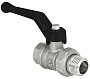 Кран латунный шаровой 11Б27фт1М DN 15 PN 40 никелированный рычаг-американка Valfex.223 DeltaPro купить в Самаре | "Проконсим"