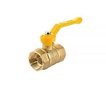 Краны латунные шаровые Галлоп газовые DN 40 PN 16 муфта-муфта рычаг купить в Самаре | "Проконсим"