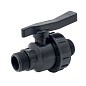 Кран шаровый ПЭ резьбовой НР-НР DN 1 1/2'' PN 10 купить в Самаре | "Проконсим"