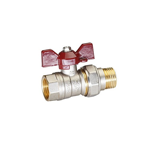 Краны латунные шаровые DN 15-32 PN 25-40 никелированные бабочка американка Temper серия 88 ГОСТ Р 59553 купить в Самаре | "Проконсим" Краны латунные шаровые DN 15-32 PN 25-40 никелированные бабочка американка Temper серия 88 ГОСТ Р 59553 купить в Самаре | "Проконсим"