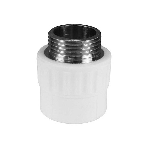 Муфта комбинированная переходная VALFEX 32 PN 25 G-1'' НР серая купить в Самаре | "Проконсим"