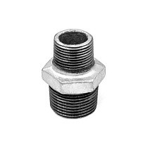 Ниппель чугунный DN 20-50 PN 16 переходный оцинкованный штуцер-штуцер Fittex Plus купить в Самаре | "Проконсим"