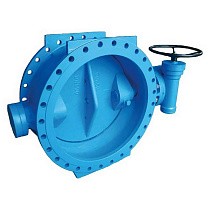 Затворы поворотные дисковые DN 100-600 PN 16 фланцевые с чугунным диском с редуктором FAF 3800 купить в Самаре | "Проконсим"