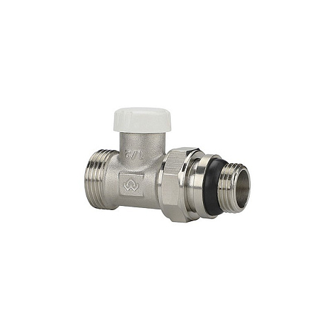 Клапан радиаторный VARMEGA VM10312 DN15x20 PN10 прямой настроечный G-1/2''х3/4'' еврокомус, с уплотнением штуцер купить в Самаре | "Проконсим"